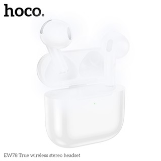 Tai nghe Bluetooth TWS Hoco EW78 V5.4, Pin 4H (Trắng)
