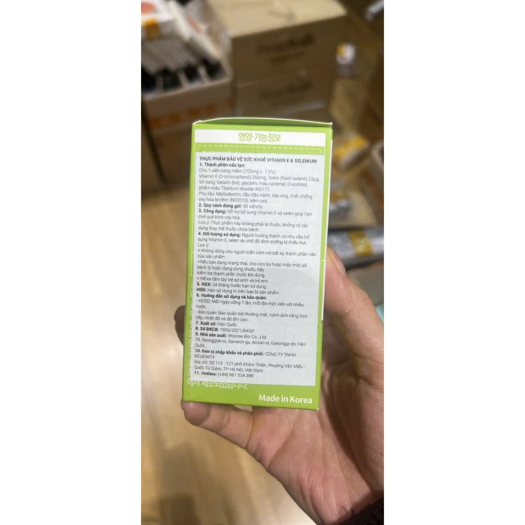 E085_ Combo (03 Hộp) Q26 Vi.ta. min E & Selenium 700mg Bản Mới + Tặng (01 Hộp bản mới) Q55