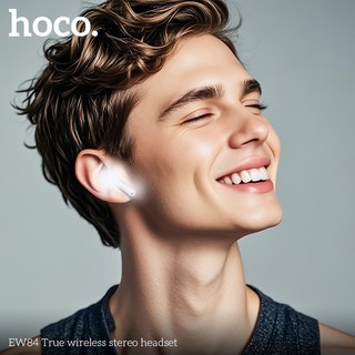 Tai nghe Bluetooth TWS Hoco EW84 V5.4, Pin 6H (Trắng) - Phụ Kiện Nhất Tín