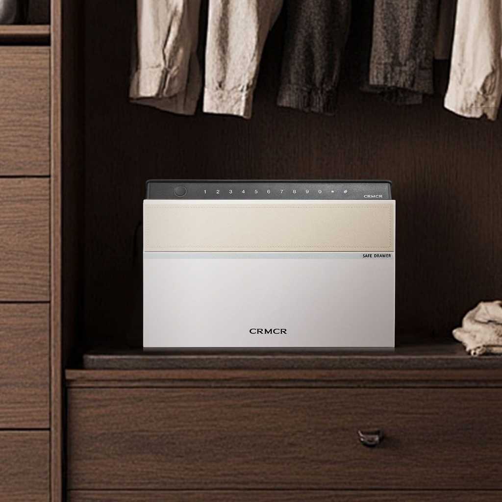 Két Sắt Xiaomi CRMCR 22MN Nhỏ Gọn Để Tủ, Bàn Làm Việc, Khóa Vân Tay Điện Tử, Bảo Hành 6 Năm Tại Nhà