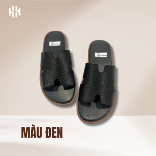 [SALE 7.7 GIẢM 30K] Dép quai ngang chữ H đế giả gỗ mẫu dép nam nữ mới siêu đẹp đi êm chân thoáng khí