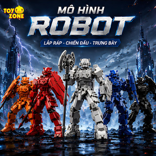 Mô Hình Robot Chiến Đấu Dummy Kit Figure Siêu Chiến Binh 13 Khớp Động Cao Cấp Cho Bé Tặng Kèm Full Bộ Phụ Kiện Thú Vị