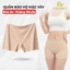 Quần Bảo Hộ Mặc Váy Đúc Su Co Giãn, Quần Boxer Nữ Đáy May Kháng Khuẩn AMYBRA V6897