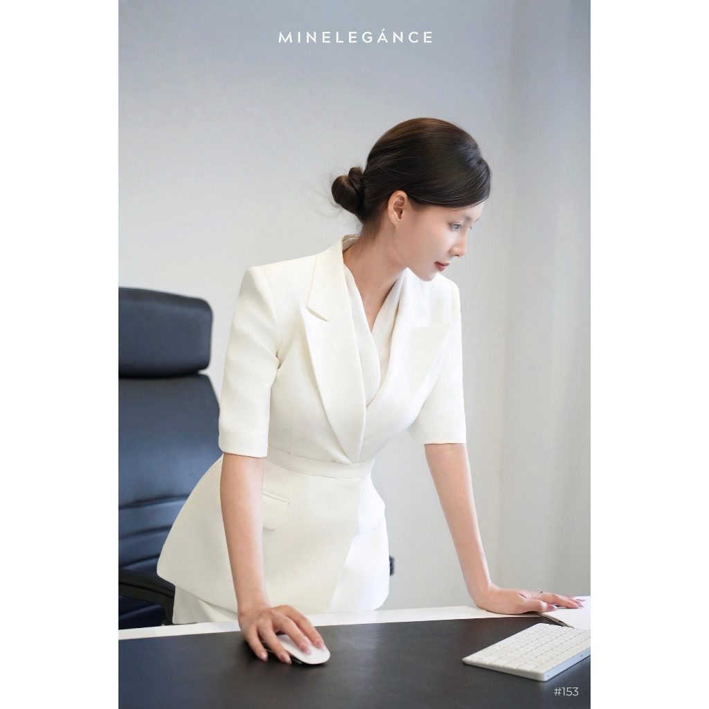 MINELEGÁNCE | ÁO VEST & QUẦN ỐNG ĐỨNG  THANH LỊCH, SANG TRỌNG - MIN153