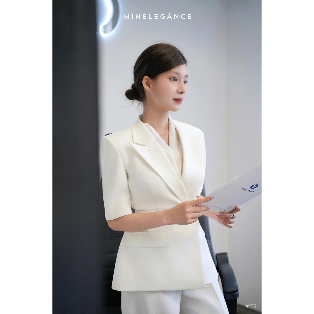 MINELEGÁNCE | ÁO VEST & QUẦN ỐNG ĐỨNG  THANH LỊCH, SANG TRỌNG - MIN153