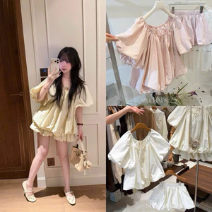 Set Bộ Áo bí hàng gió nhăn 2 lớp Loại 1 dành cho nữ