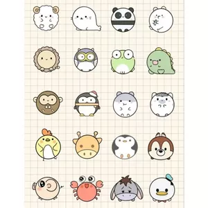 Sticker Siêu Đáng Iu Dành Tặng Kèm Cho Khách Mua Hàng, Chỉ Tặng Không Bán