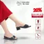 Dép Cao Gót Nữ Mũi Hở Công Sở LUME Màu Đen Da PU Cao Cấp, Đế Cao Su Non Chống Trơn Trượt Cao 3cm (DÉP TĐ)