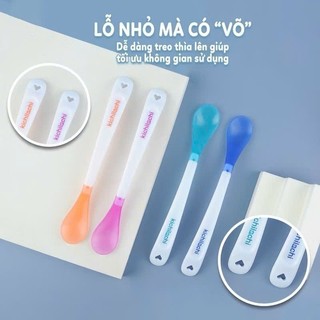 Hộp 1 thìa ăn dặm báo nóng Kichi cao cấp cho bé