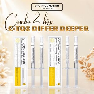 [Mua 1 tặng 2] Hộp Sét 2 Ống Tinh Chất C-Tox DIFFER DEEPER BE531 - Dưỡng Ẩm Trắng Sáng Da Chống Oxy Hóa MP1042