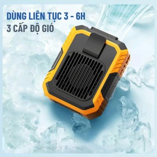 COMBO 2 Quạt Mini Đeo Thắt Lưng F49 -Quạt Làm Mát Pin 6000mAh-Quạt Điều Hoà Mini Nhỏ Gọn Và Tiện Lợi
