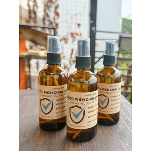 Nước Phèn Chua Chưng Cất 100ml - Chai Xịt Phun Sương, Khử Mùi, Kiềm Mồ Hôi, Giúp Thông Thoáng Cơ Thể