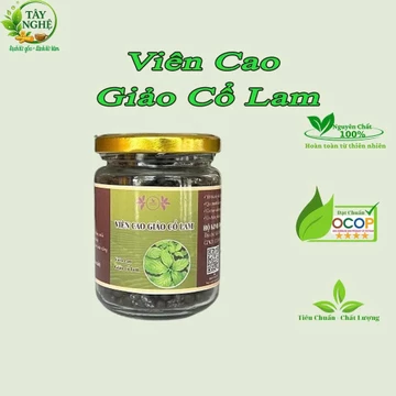 Viên Cao Giảo Cổ Lam Trung Sửu. Hỗ trợ giảm mỡ máu, ngăn xơ vữa mạch máu, hỗ trợ bình ổn huyết áp ( Lọ 200GR)