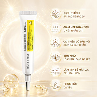 Kem Dưỡng Retinol Phục Hồi Da Mary&May PDRN Cream 15ml MP1529 - Tái Tạo Da Giảm Nhăn Mờ Thâm Căng Mịn