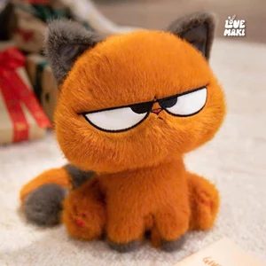 Mèo Cam Nhồi Bông Giận Dỗi, Mèo Cam Đáng Yêu Mềm Mại 35cm