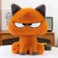 Mèo Cam Nhồi Bông Giận Dỗi, Mèo Cam Đáng Yêu Mềm Mại 35cm