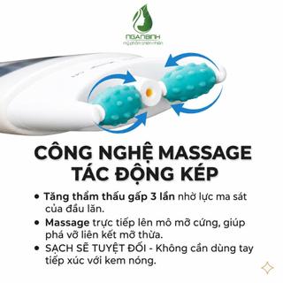 [TẶNG THƯỚC] Kem giảm mỡ bụng sau sinh - Thanh lăn massage SBODY gừng giúp thon gọn