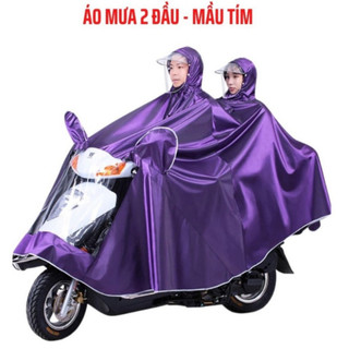 Áo mưa phản quang loại 1 đầu và 2 đầu ( chống mưa hắt, vải dù siêu bền)