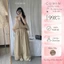 Set nâu quây hai dây GUMIN thiết kế áo tơ dáng bí tiểu thư kèm quần suông dài sang chảnh thanh lịch
