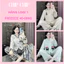 BỘ ĐỒ MẶC NHÀ TAY DÀI- PIJAMA LỤA LATIN CỔ V IN HỌA TIẾT