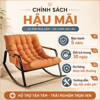iPearl ghế bập bênh thư giãn ghế lười có tựa lưng ghế bành ban công phòng khách