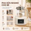 Ấm Đun Nước Pha Sữa Qcooko Công Suất 800W Hâm Sữa Thông Minh Khử Clo An Toàn Cho Bé