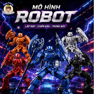 Dummy 13 Mô Hình Kit Robot Figure Mega Siêu Chiến Binh 13 Khớp Cử Động Linh Hoạt Tặng Kèm Bộ Phụ Kiện Chiến Đấu Ngầu Lòi
