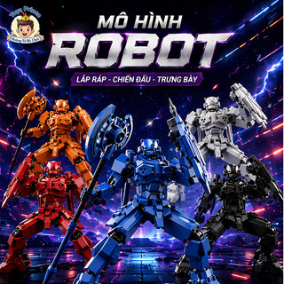 Dummy 13 Mô Hình Kit Robot Figure Mega Siêu Chiến Binh 13 Khớp Cử Động Linh Hoạt Tặng Kèm Bộ Phụ Kiện Chiến Đấu Ngầu Lòi