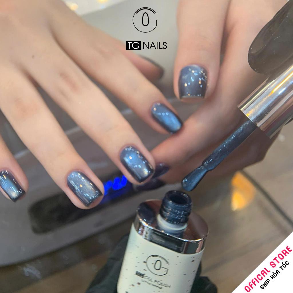 Sơn gel mắt mèo màu xanh lẻ hãng TG chai 10g