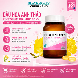 Tinh dầu hoa anh thảo Blackmores Evening Primrose Oil điều hòa nội tiết giảm mụn, đẹp da