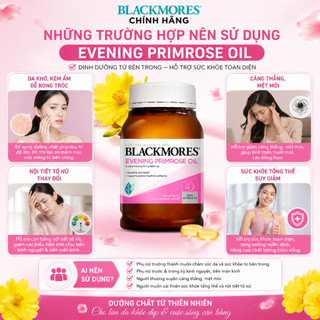 Tinh dầu hoa anh thảo Blackmores Evening Primrose Oil điều hòa nội tiết giảm mụn, đẹp da