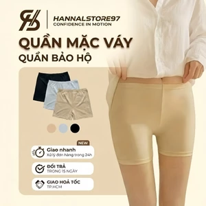 Quần mặc trong váy Nữ bigsize Quần bảo hộ mặc váy Cạp cao chống lộ Quần đùi lót lụa băngI Hannalstore97 Cao cấp- MV02