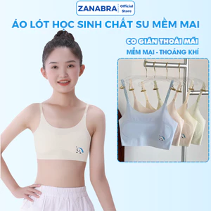 Áo Lá Bé Gái Su Không Đường May Mát Mịn, Áo Lót Học Sinh Không Gọng Đệm Liền Êm Ái ZANABRA B898