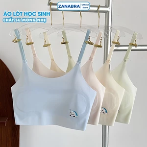 Áo Lá Bé Gái Không Gọng – Áo Lót Học Sinh Chất Su Không Đường May Đệm Liền ZANABRA B898