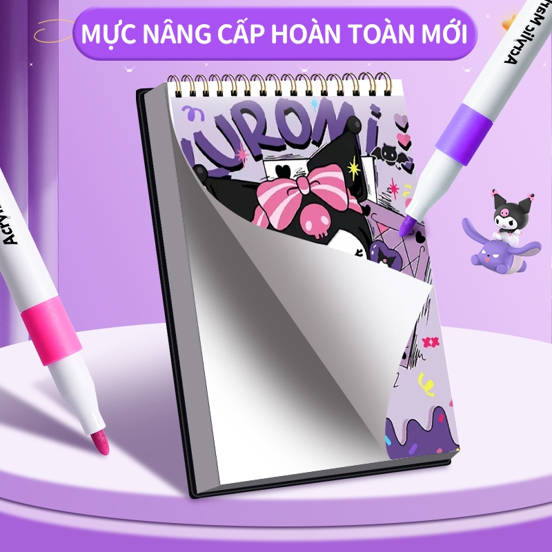 Bộ bút đánh dấu acrylic cao cấp hộp quà 60 màu dùng vẽ tay nghệ thuật thiết kế đa bề mặt