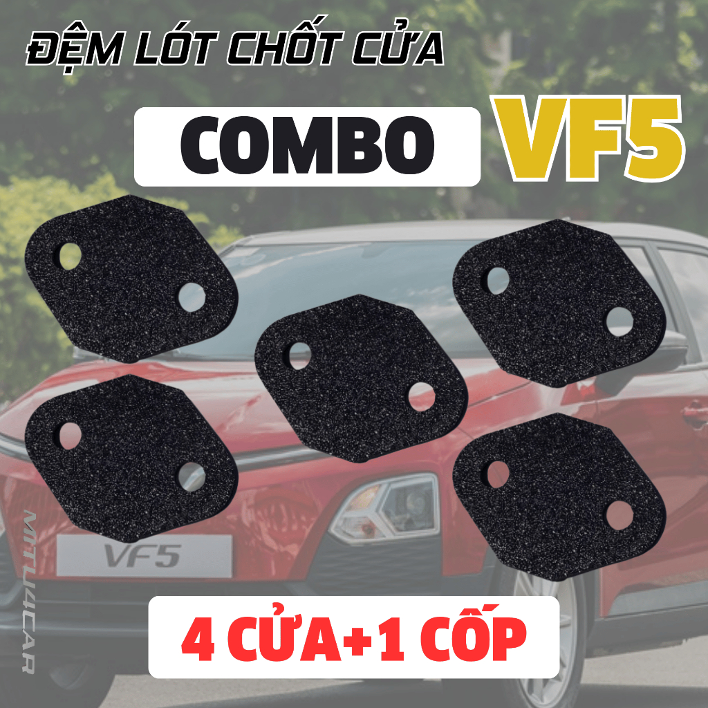 [VF5 & VF3] Miếng Hỗ Trợ Đóng Cửa Ô Tô VinFast VF5 & VF3 – Combo Gắn Tay Nắm Cửa Giúp Đóng Cửa Êm Hơn, Nhẹ Tay Hơn