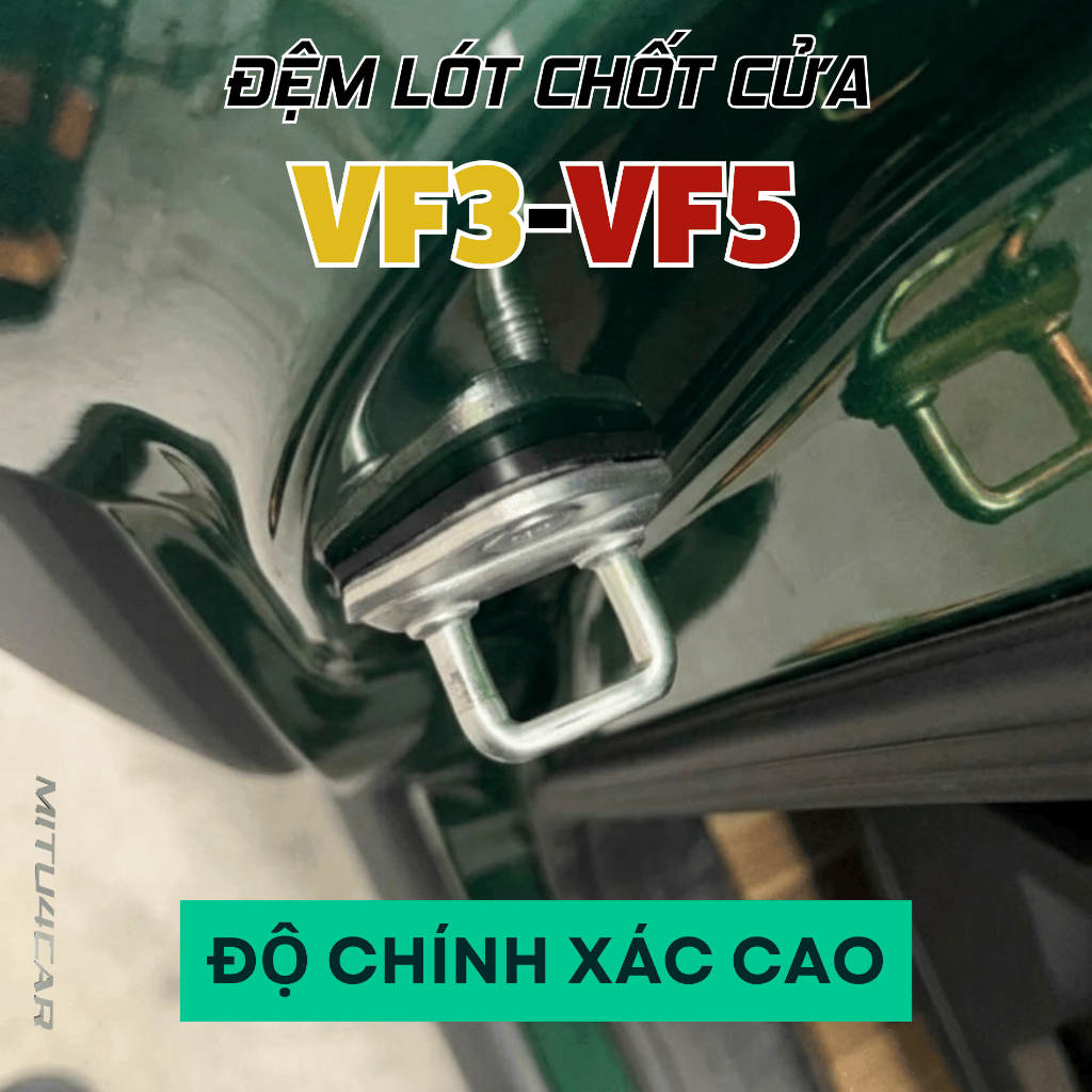 [VF3 & VF5] Miếng đóng cửa xe Vinfast VF3, VF5 combo cho tay nắm oto,giúp đóng cửa nhẹ nhàng êm ái-Sử dụng cho Vinfast