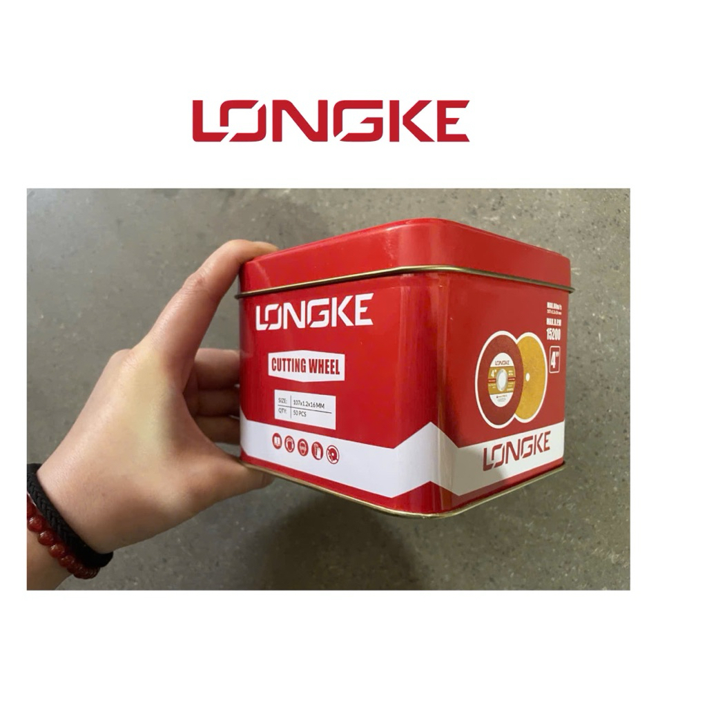 Đá Cắt Sắt Inox LONGKE 107mm (1 Tấc) - Hàng Nội Địa Trung Cao Cấp
