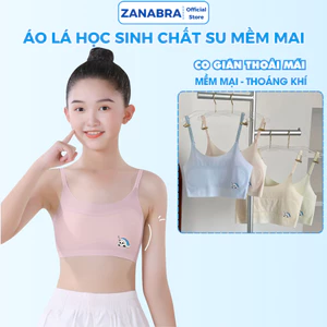 Áo Lá Bé Gái Chất Su – Áo Lót Học Sinh Mềm Mịn Không Đường May Đệm Liền Êm Ái ZANABRA B898