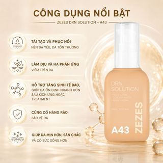 Dung Dịch Dưỡng Da ZEZES DRN Solution 60ml A43 – Hỗ Trợ Làm Thoáng Da, Bổ Sung Dưỡng Chất, Mềm Mịn MP1297