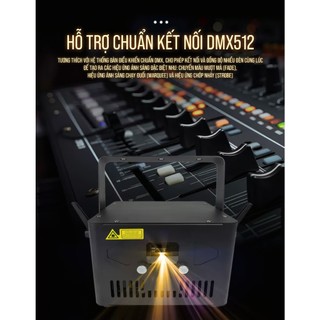 Đèn Hiệu Ứng Chiếu Hình 5W Lập Hổ, hỗ trợ vẽ đồ họa và hiển thị chữ theo ý thích, cảm biến âm thanh, dùng cho sân khấu