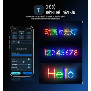 Đèn Hiệu Ứng Chiếu Hình 5W Lập Hổ, hỗ trợ vẽ đồ họa và hiển thị chữ theo ý thích, cảm biến âm thanh, dùng cho sân khấu