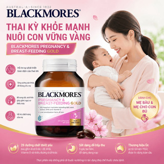 Vitamin tổng hợp cho mẹ bầu và cho con bú Blackmores Pregnancy & Breast-Feeding Gold lọ 60 viên