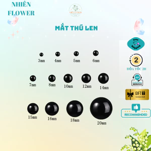 Mắt Thú Len, Mắt Bán Nguyệt Dùng Làm Mắt Thú, Mắt Sứa, Dùng Làm Đồ Trang Trí Handmade