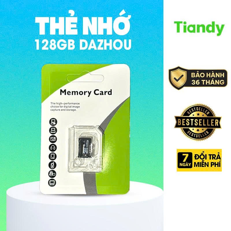 [KHUYẾN MÃI SỐC] Thẻ Nhớ 64G Hiệu DAZHOU Dùng Cho Camera, Điên Thoại, Máy Ảnh, Flycam Chính Hãng Bảo Hành 3 Năm