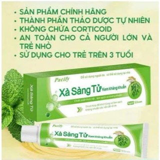 Sỉ ib Kem bôi da Pacify XÀ SÀNG TỬ chứa chiết xuất thảo dược.Ngoài da kháng khuẩn, kháng nấm và giảm ngứa