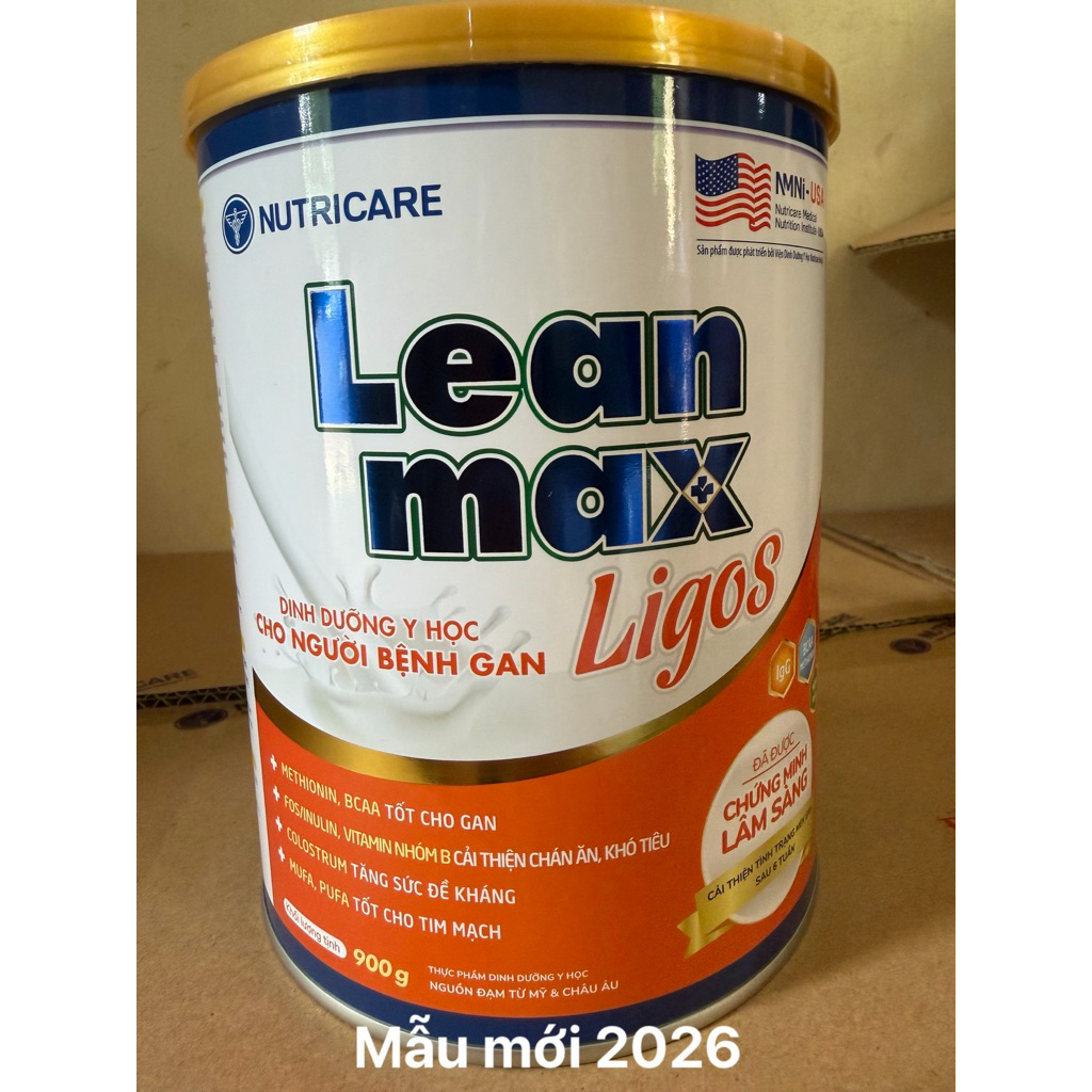 SỮA LEANMAX LIGOS HỖ TRỢ GAN CHO BỆNH XƠ GAN, VIÊM GAN, MEN GAN CAO ...