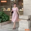 Đầm thiết kế BEMINE cổ tròn thêu hoa dáng dài phù hợp đi làm, đi chơi-B532