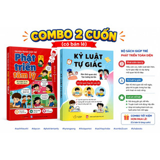 Sách - Combo 2 cuốn: Kỷ luật tự giác + Truyện tranh giúp bé phát triển tâm lý