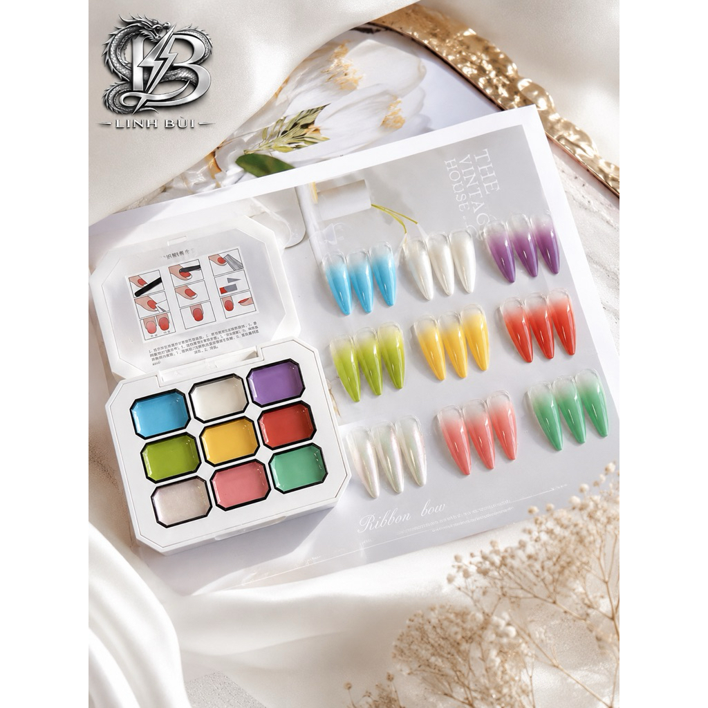 ✨ GEL DẶM OMBRE nhiều màu – GEL VẼ NHIỀU MÀU ✨Linh Bùi